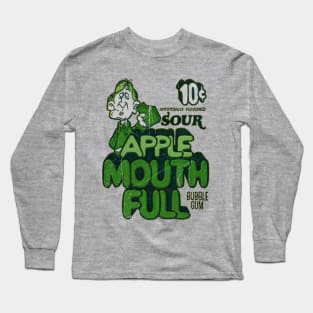 Sour Apple Mouth Full Bubble Gum Long Sleeve T-Shirt